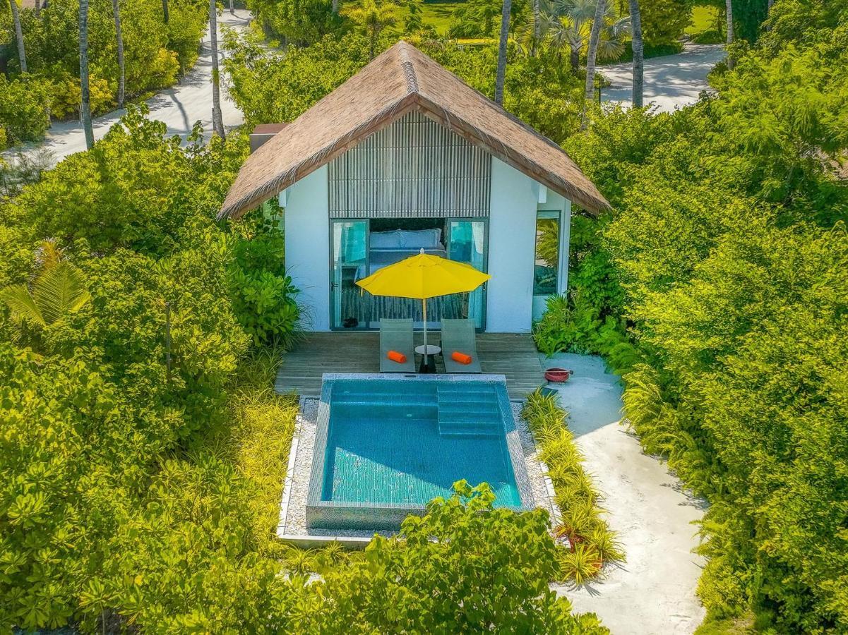 فندق هارد روك مالديفز Emboodhoo Lagoon المظهر الخارجي الصورة A private pool villa at the resort