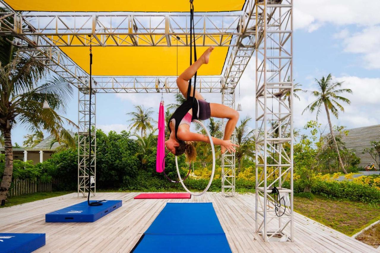 فندق هارد روك مالديفز Emboodhoo Lagoon المظهر الخارجي الصورة Aerial hoop